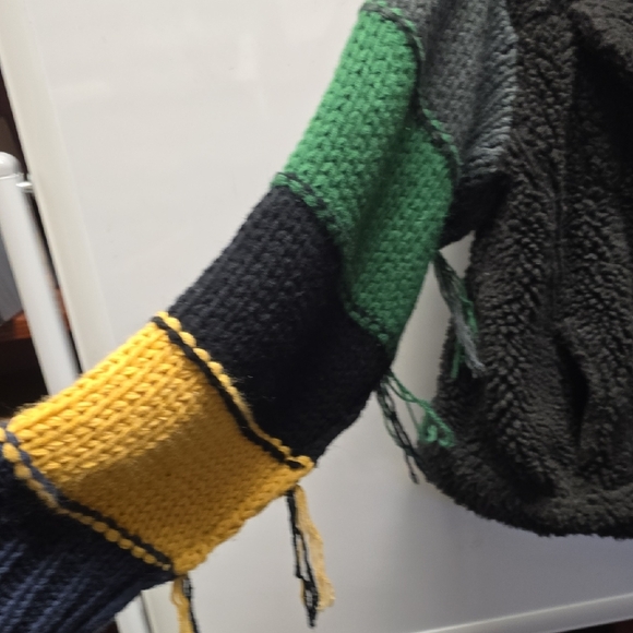 POL Teddy Jacket with Knit Sleeves - Picture 5 of 6